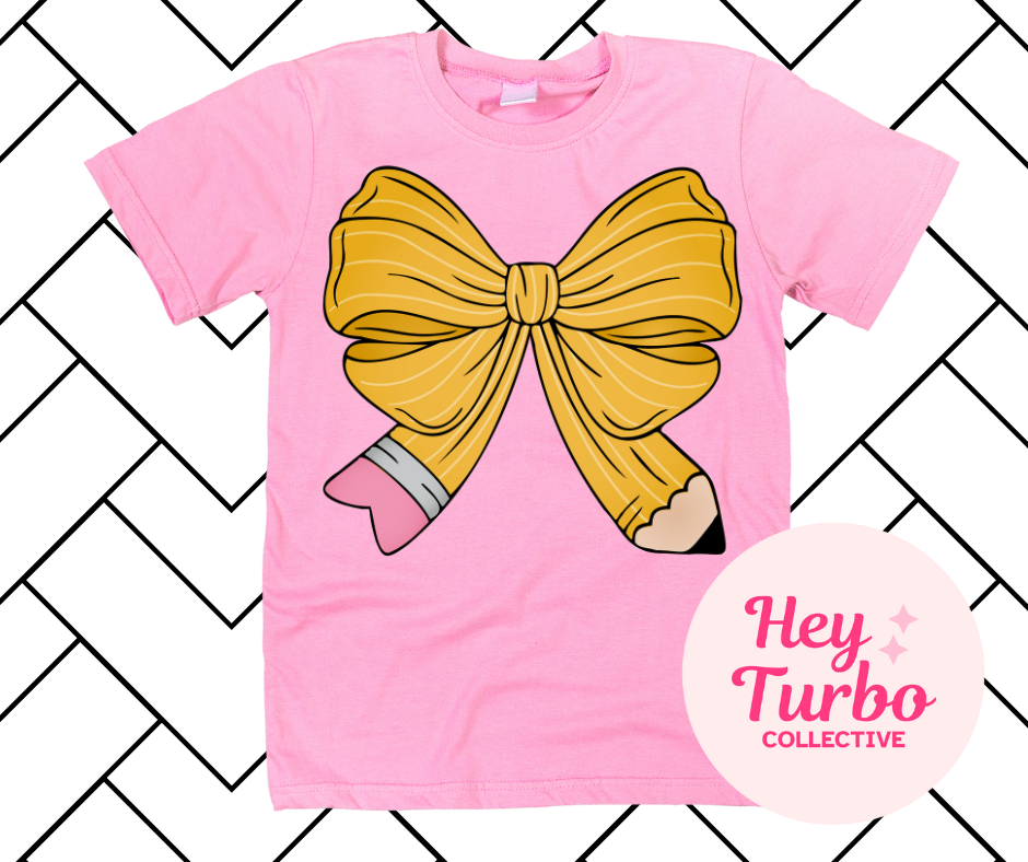 Pencil Bow Tee