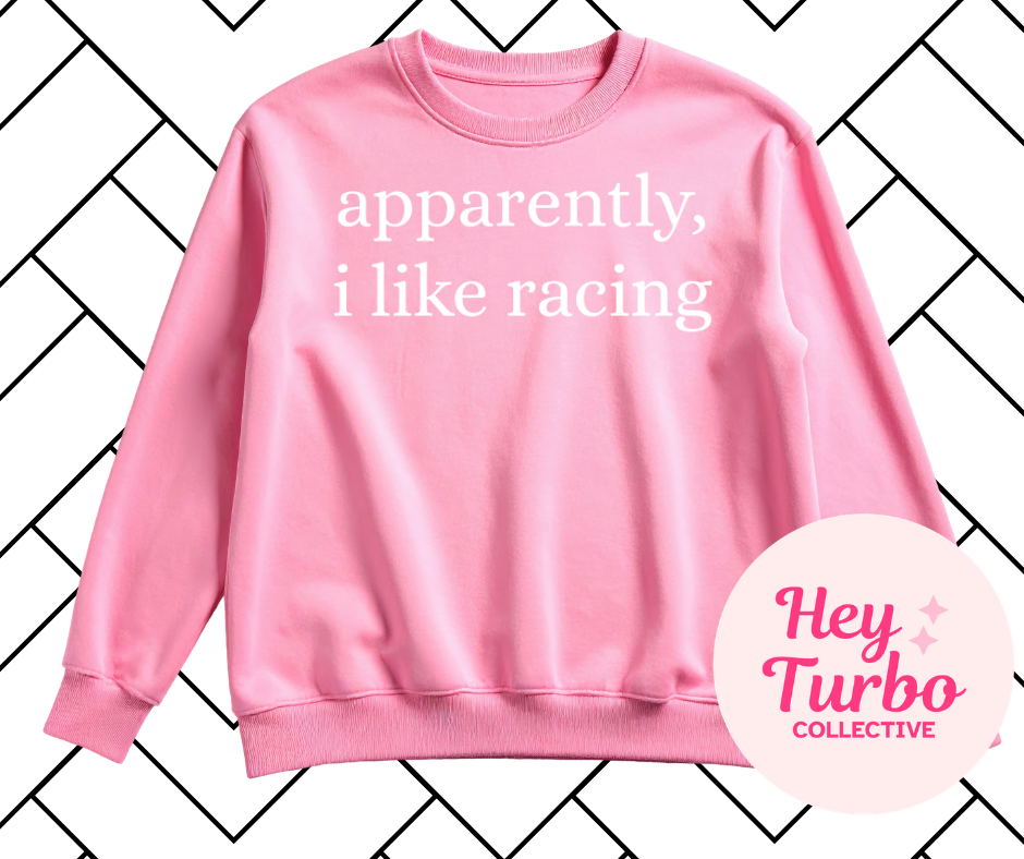 Apparently, I like racing.