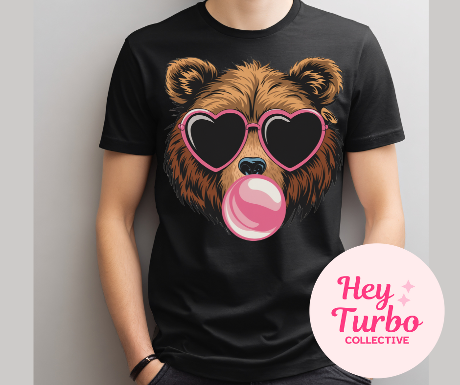 Bubblegum Bear Graphic Tee