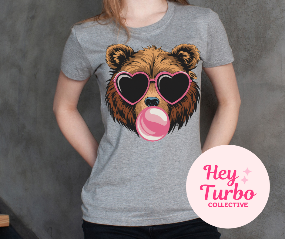 Bubblegum Bear Graphic Tee