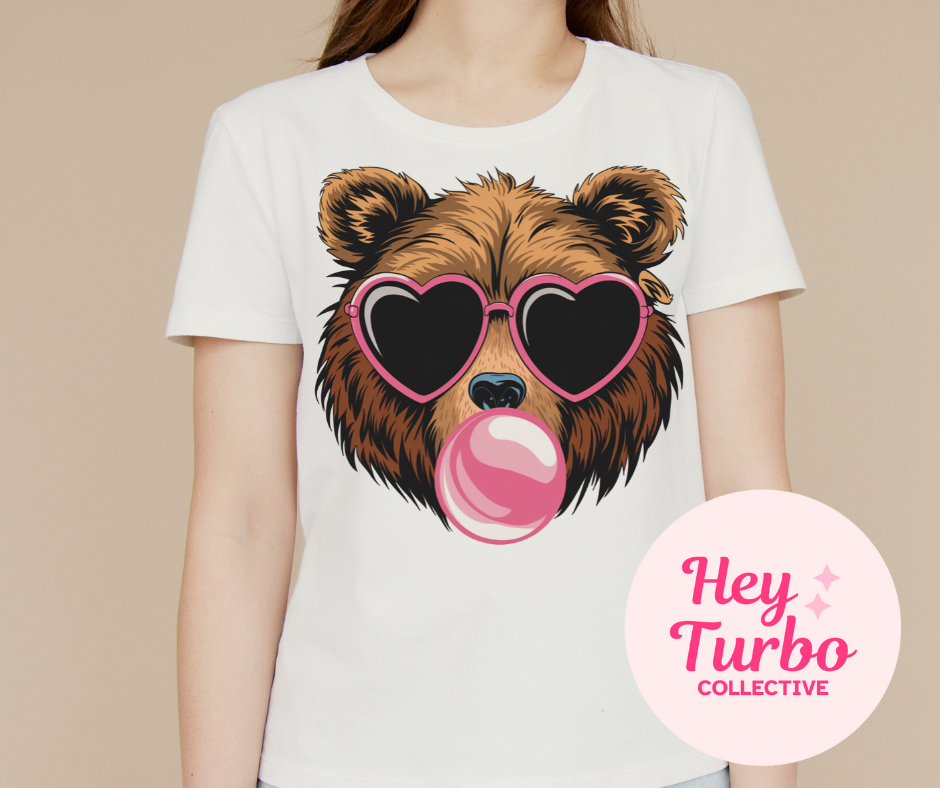 Bubblegum Bear Graphic Tee