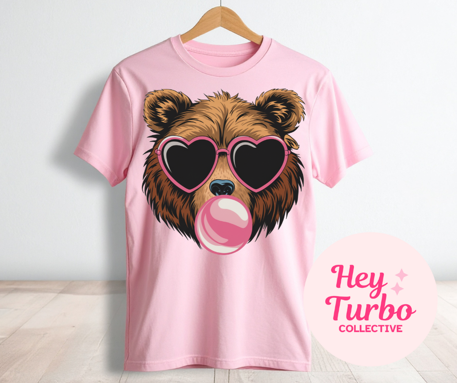 Bubblegum Bear Graphic Tee