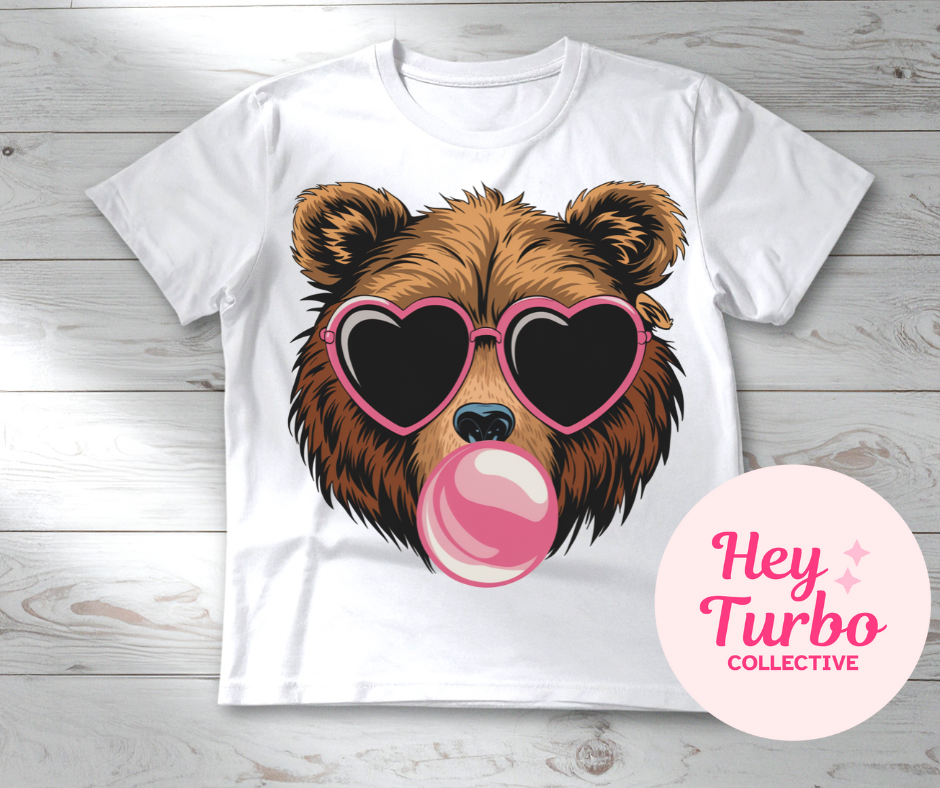 Bubblegum Bear Graphic Tee