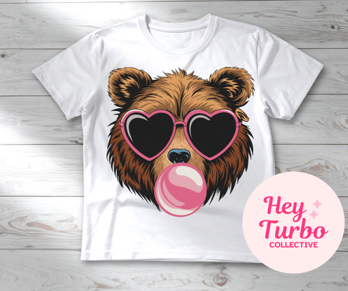 Bubblegum Bear Graphic Tee