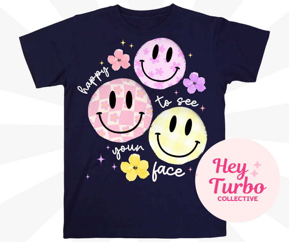 So Happy to See Your Face Smiley Tee