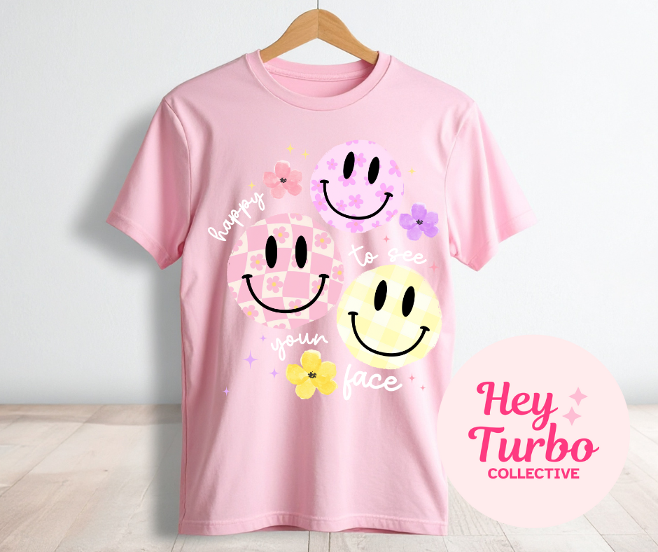 So Happy to See Your Face Smiley Tee