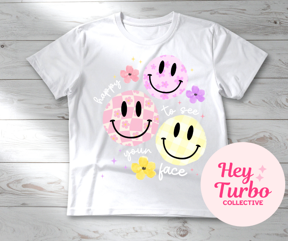 So Happy to See Your Face Smiley Tee